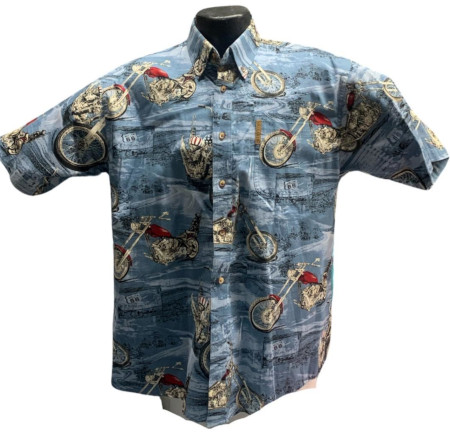 Route 66 Chopper Hawaiian Shirt